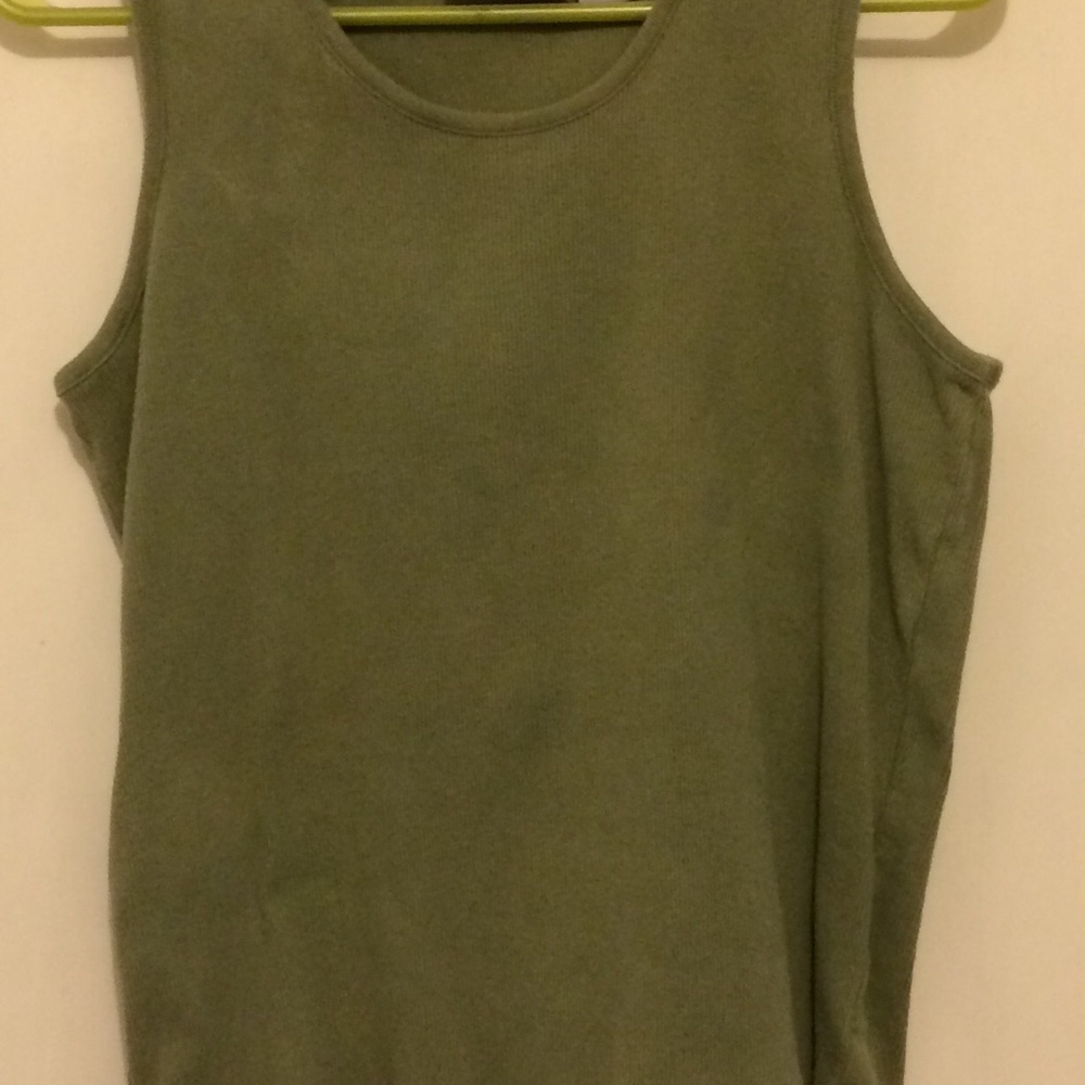 Coral Bay woman’s LP green cotton tank